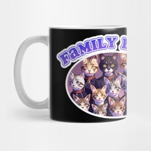 Cat Family Band Mug